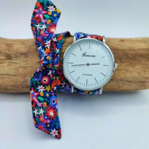 Montre à nouer en tissu