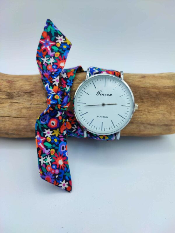 Montre à nouer en tissu