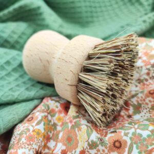 Brosse vaisselle boule bois