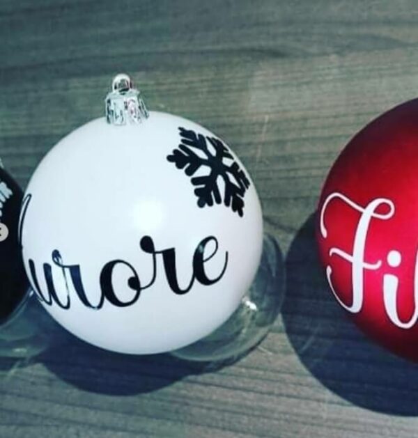 Boule de noël personnalisée