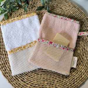 Gant de toilette filet