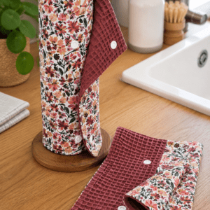 Rouleau d'essuie-tout lavable – collection esmée