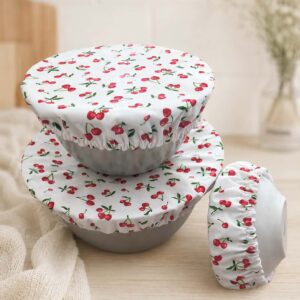 Couvre-plats lavables – collection cerise